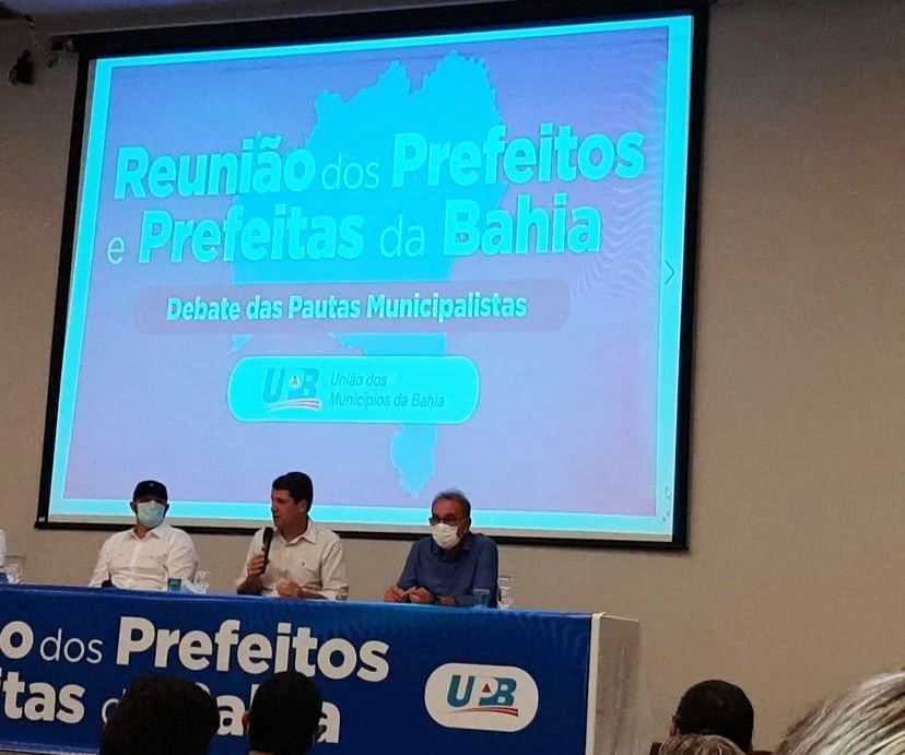 Camacã: Prefeito Paulo do Gás participa de reunião da UPB em Salvador e audiências com Secretarias e Deputado. 
